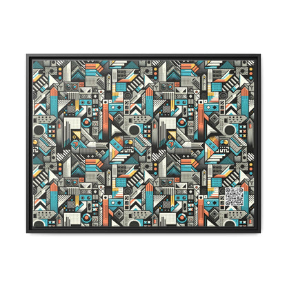 Digital Street Art Urban Street Style Matte Canvas, Framed (multi-color) - 8404 Design-81 A
