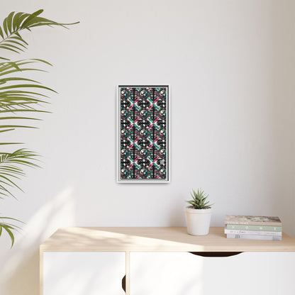 Digital Artistry Digital-native Streetwear Matte Canvas, Framed (multi-color) - 8404 Design-62 B