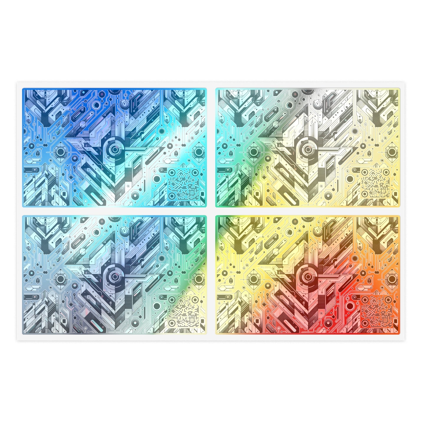 Tech-Infused Streetwear Tech-Forward Minimalism Sticker Sheets - 8404 Design-51