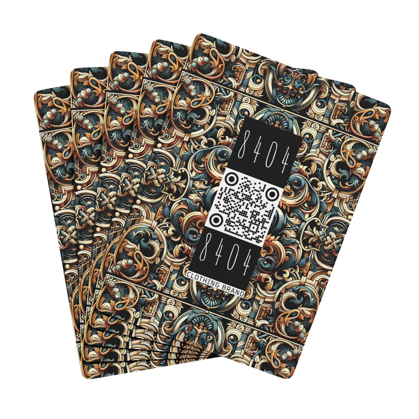 Urban Renaissance Historical Fusion With Street Edge Poker Playing Cards - 8404 Design-59 B