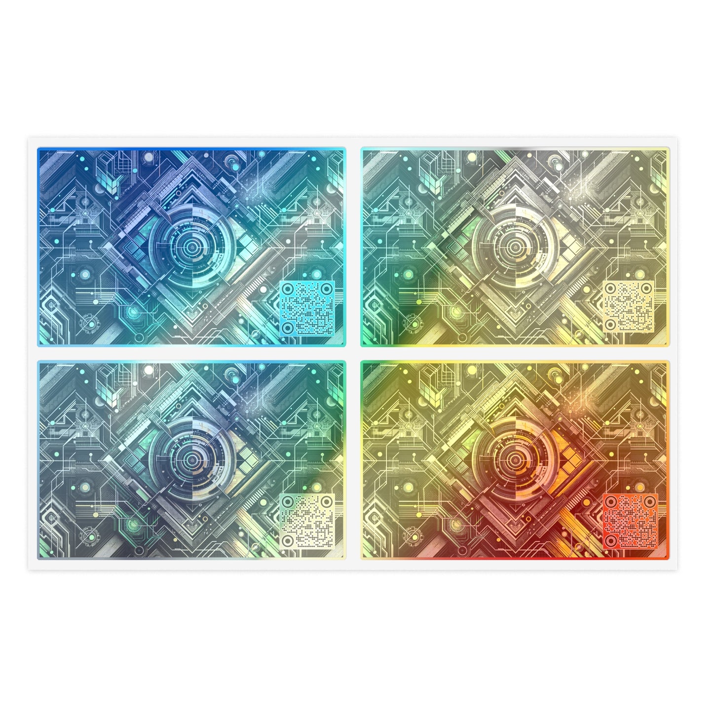 Tech Noir Graphics Tech-Inspired Streetwear Sticker Sheets - 8404 Design-57