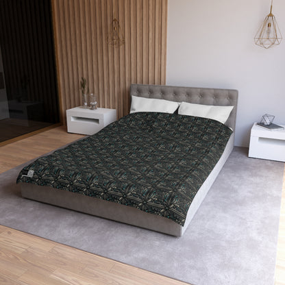 Tech Noir Futuristic Tech Aesthetic with a Dark Twist Microfiber Duvet Cover - 8404 Design-59