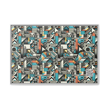 Digital Street Art Urban Street Style Matte Canvas, Framed (multi-color) - 8404 Design-81 A