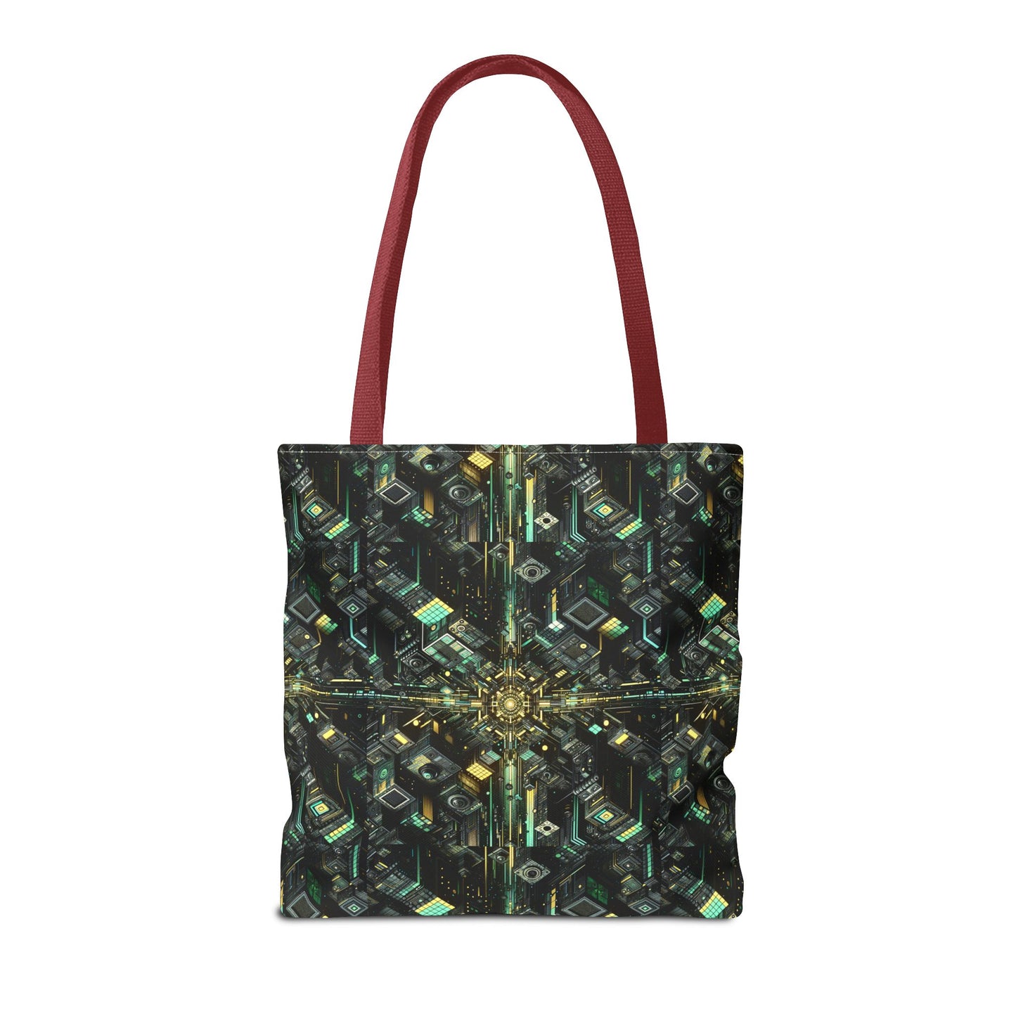Tech Noir Graphics Tech-Inspired Streetwear Tote Bag - 8404 Design-66
