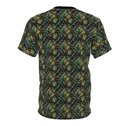 Tech Noir Graphics Tech-Inspired Streetwear Unisex Cut & Sew Tee - 8404 Design-57