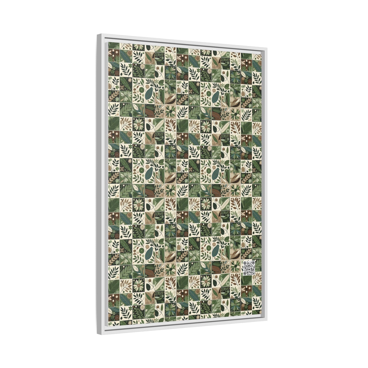 Streetwear Sustainability Environmentally Conscious Streetwear with a Natural Aesthetic Matte Canvas, Framed (multi-color) - 8404 Design-57 A