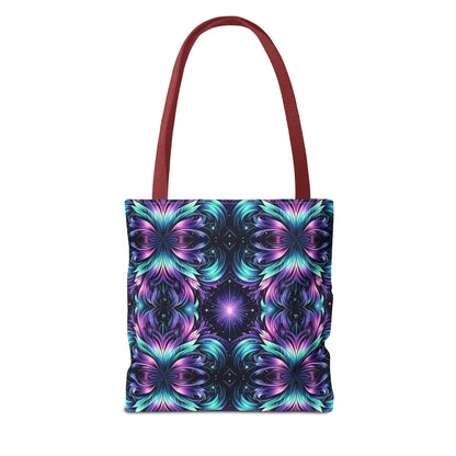 Iridescent Dream Futuristic Tech Tote Bag - 8404 Design-60