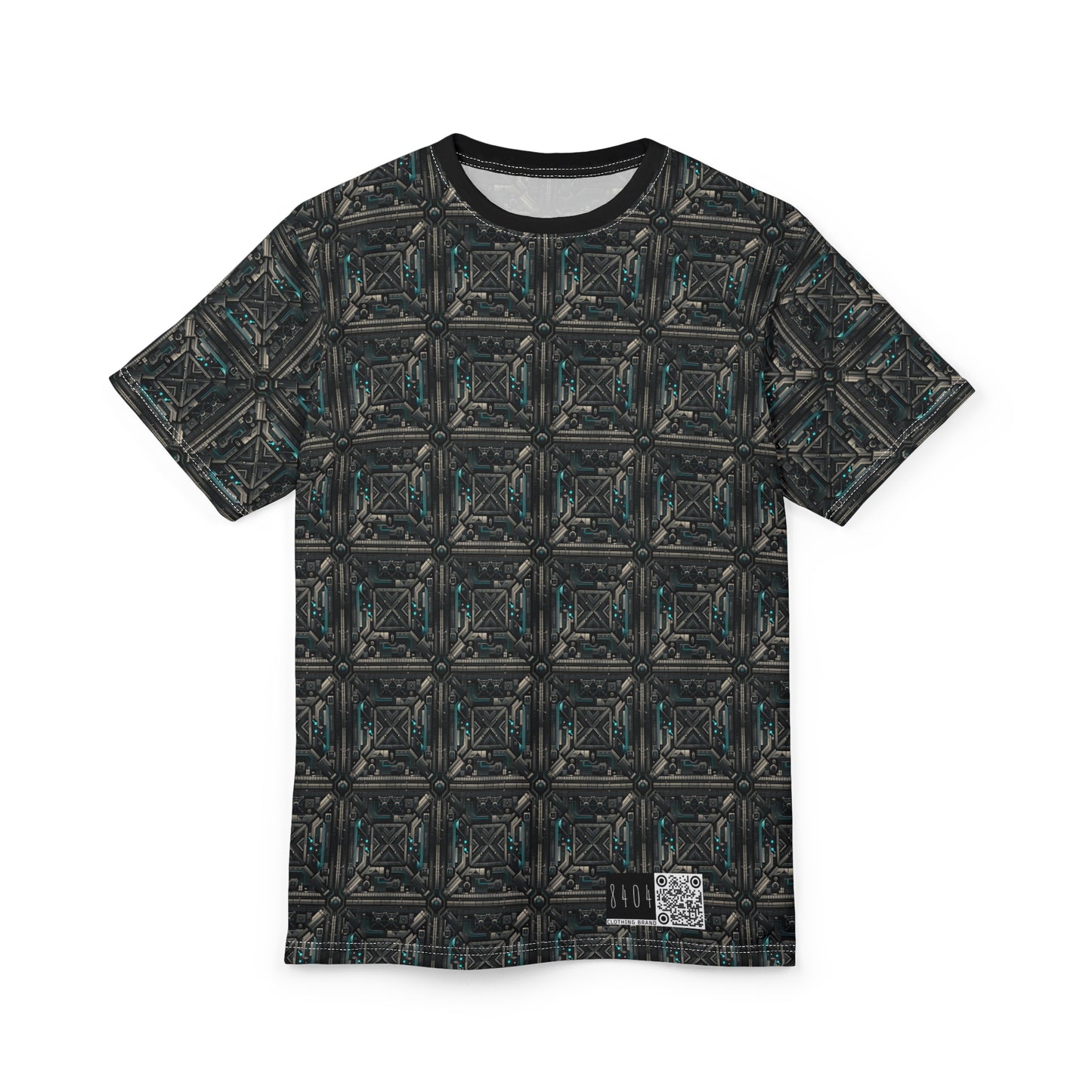 Tech Noir Futuristic Tech Aesthetic with a Dark Twist Unisex Cut & Sew Tee - 8404 Design-59