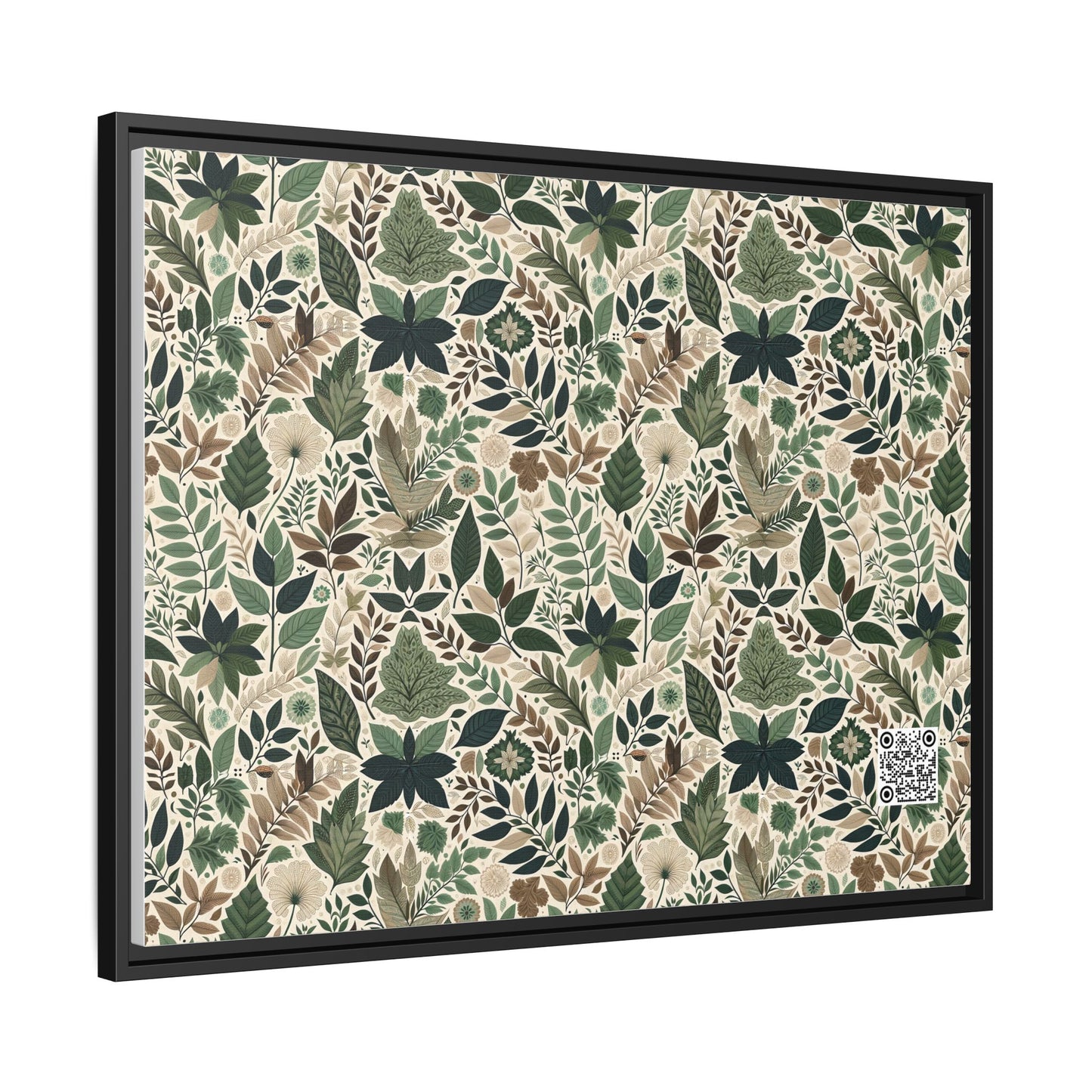 Streetwear Sustainability Environmentally Conscious Streetwear with a Natural Aesthetic Matte Canvas, Framed (multi-color) - 8404 Design-57 A