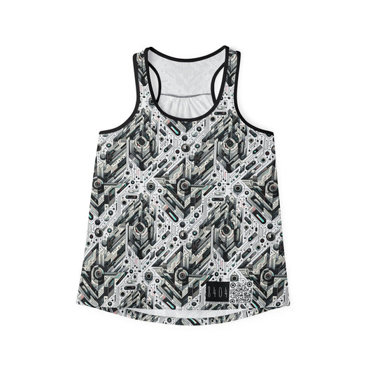 Tech-Infused Streetwear Tech-Forward Minimalism Women's Tank Top - 8404 Design-51