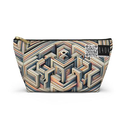 Tech Illusion Graphics Futuristic Artistry Accessory Pouch W T-bottom - 8404 Design-52