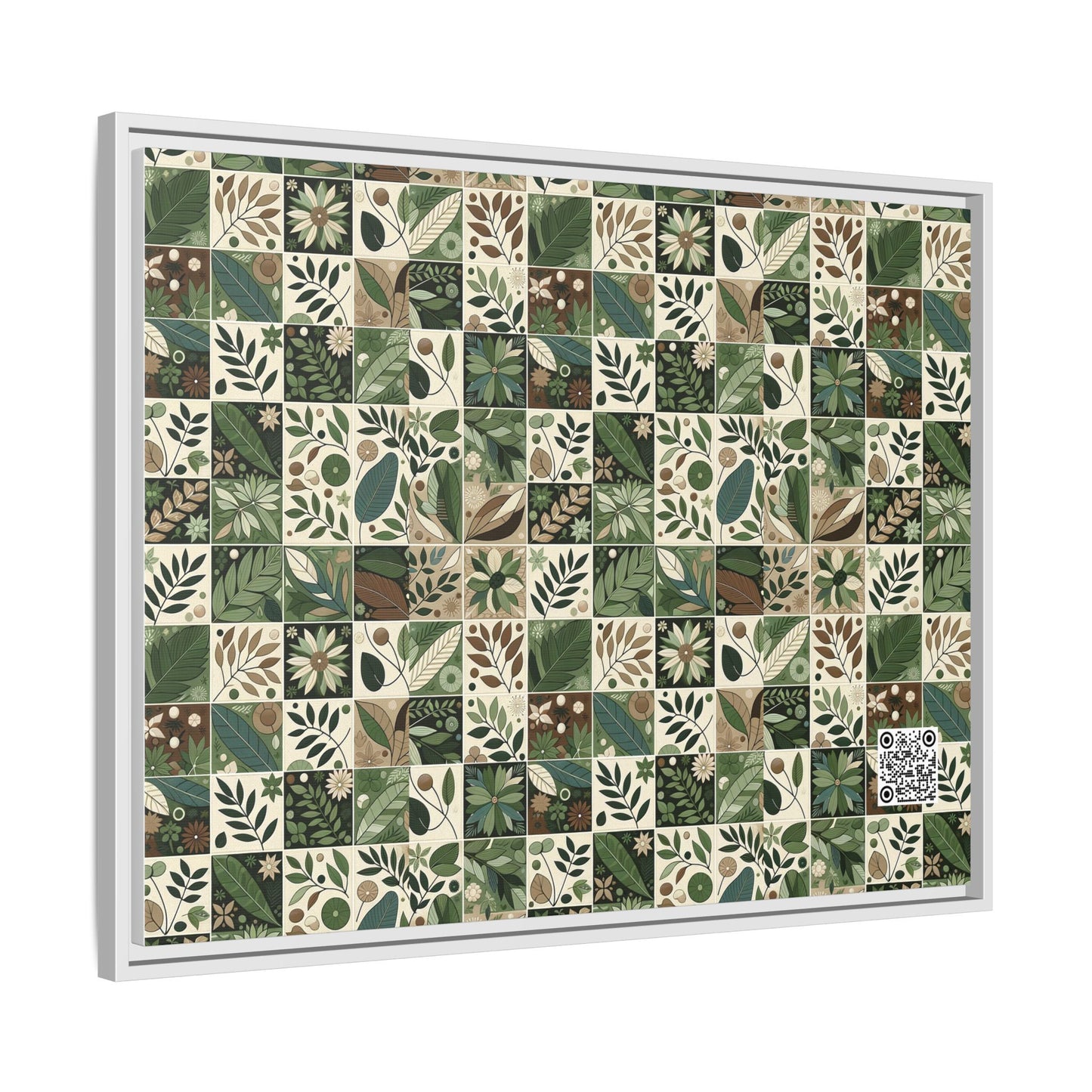 Streetwear Sustainability Environmentally Conscious Streetwear with a Natural Aesthetic Matte Canvas, Framed (multi-color) - 8404 Design-57 A