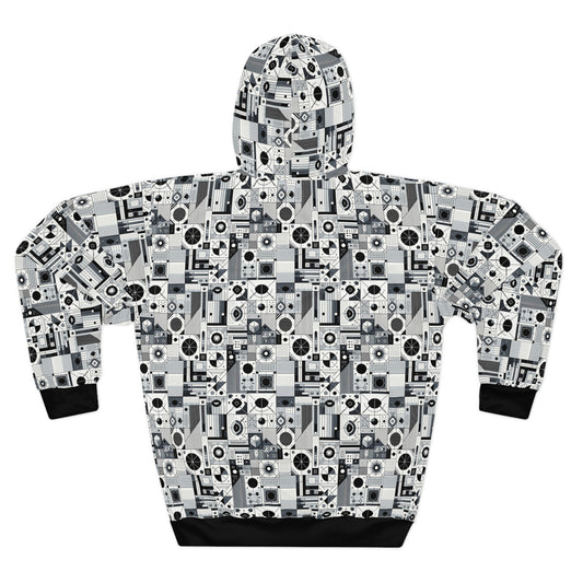Digital Minimalism Minimalist Tech Pullover Hoodie - 8404 Design-65