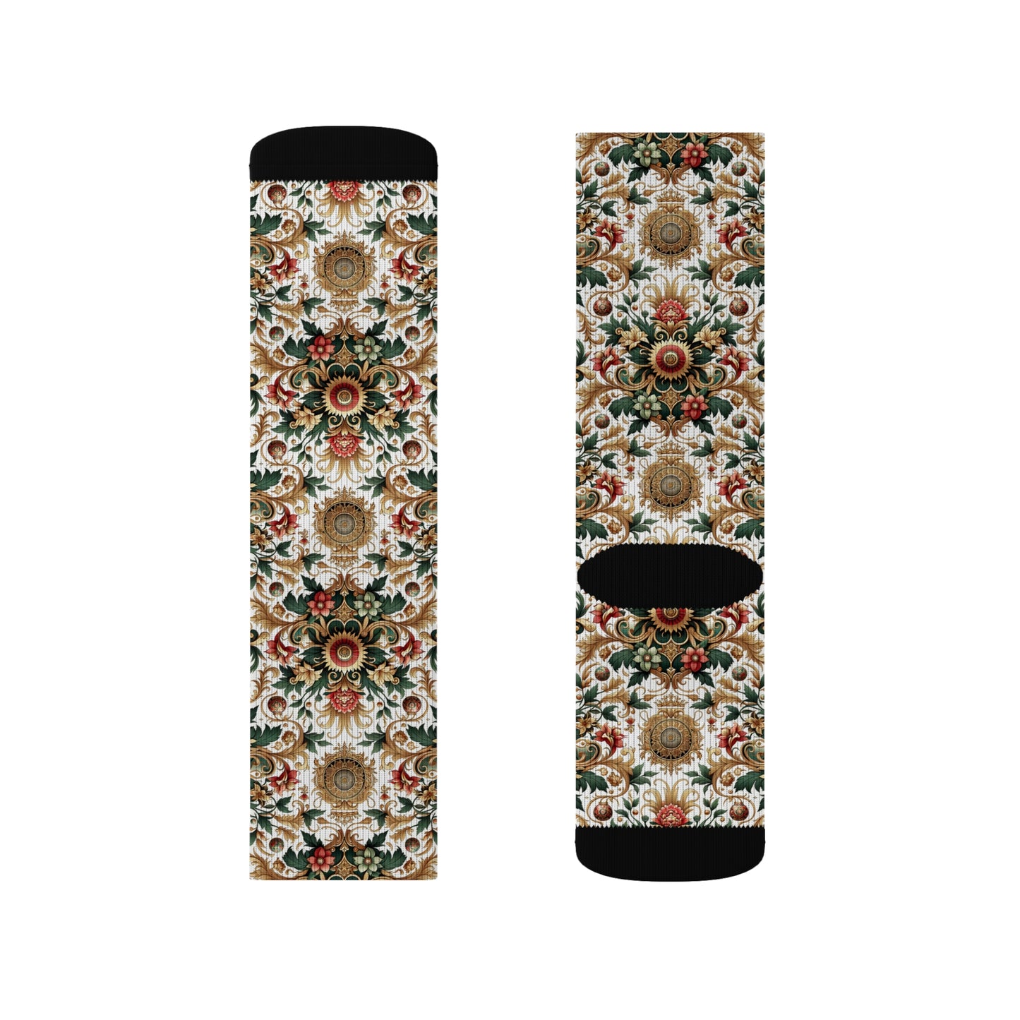 Monogram Madness Luxurious Streetwear Sublimation Socks - 8404 Design-68