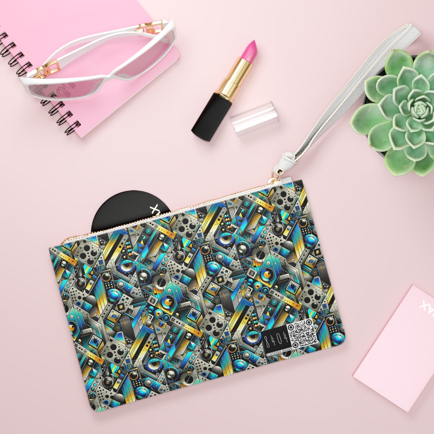 Tech Art Fusion Tech-Forward Streetwear Clutch Bag - 8404 Design-50
