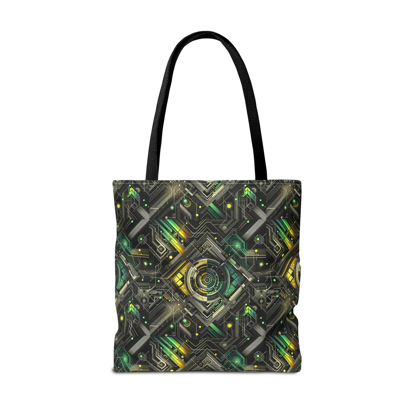 Tech Noir Graphics Tech-Inspired Streetwear Tote Bag - 8404 Design-57