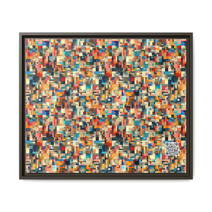 Digital Artistic Expression Artistic Streetwear Matte Canvas, Framed (multi-Color) - 8404 Design-46 B