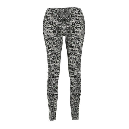 Tech Utility Aesthetics Tech-Forward Minimalism Women's Cut & Sew Casual Leggings - 8404 Design-60