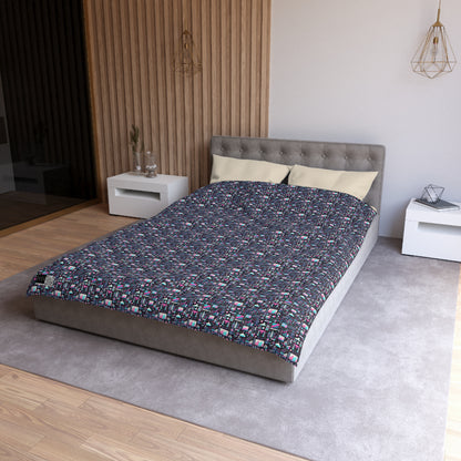 Digital Rebellion Youthful Streetwear with a Rebellious Digital Twist Microfiber Duvet Cover - 8404 Design-71