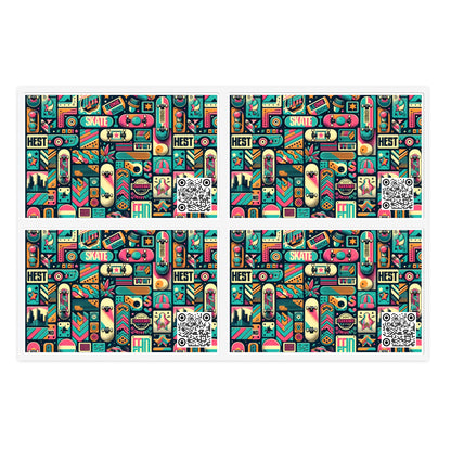 Skate Culture Revival Urban Retro Cool Sticker Sheets - 8404 Design-61