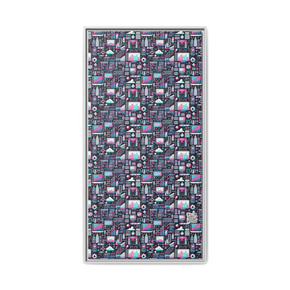 Digital Rebellion Youthful Streetwear with a Rebellious Digital Twist Matte Canvas, Framed (multi-color) - 8404 Design-71 B