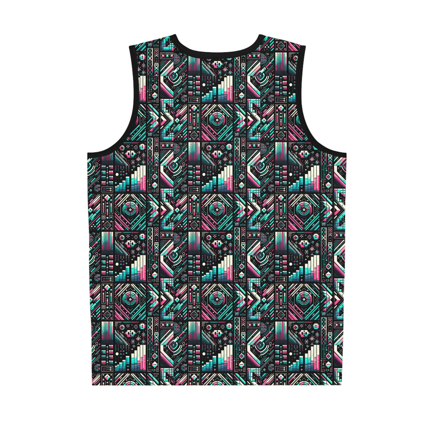 Digital Artistry Digital-native Streetwear Basketball Jersey - 8404 Design-60