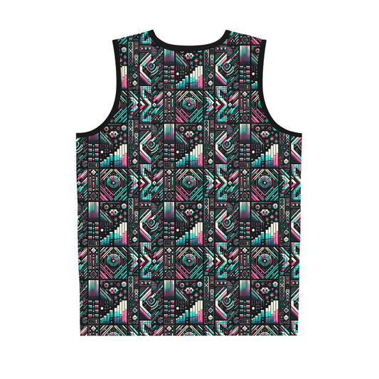 Digital Artistry Digital-native Streetwear Basketball Jersey - 8404 Design-60