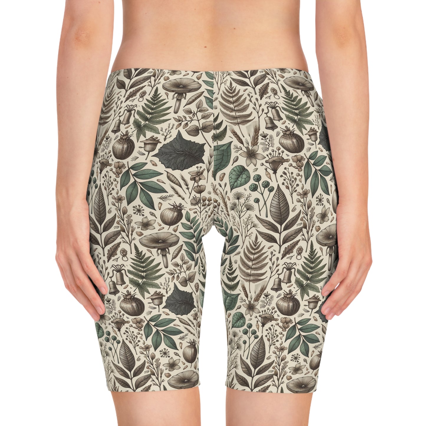 Sustainable Streetwear Modern Eco-Conscious Women's Bike Shorts - 8404 Design-57