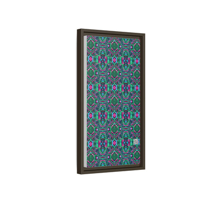 Digital Glitch Vibes Tech-Inspired Streetwear Matte Canvas, Framed (multi-Color) - 8404 Design-71 B