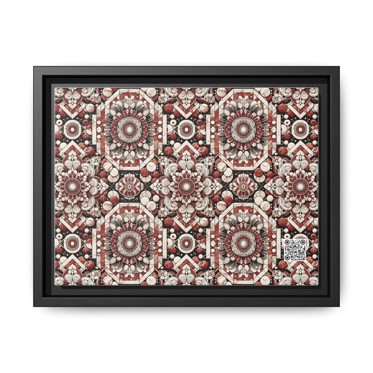 Neo Jomon Sculptural Aesthetics Artisanal Streetwear Matte Canvas, Framed (multi-Color) - 8404 Design-55 A