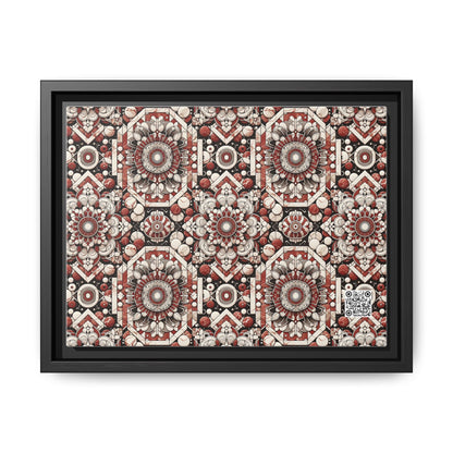 Neo Jomon Sculptural Aesthetics Artisanal Streetwear Matte Canvas, Framed (multi-Color) - 8404 Design-55 A