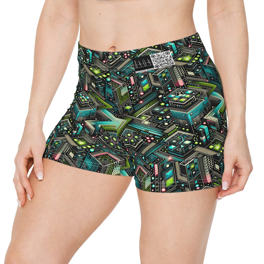 Women's Shorts (aop) Future Tech