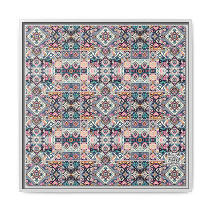 Matte Canvas, Framed (multi-Color) - 8404 Design-01