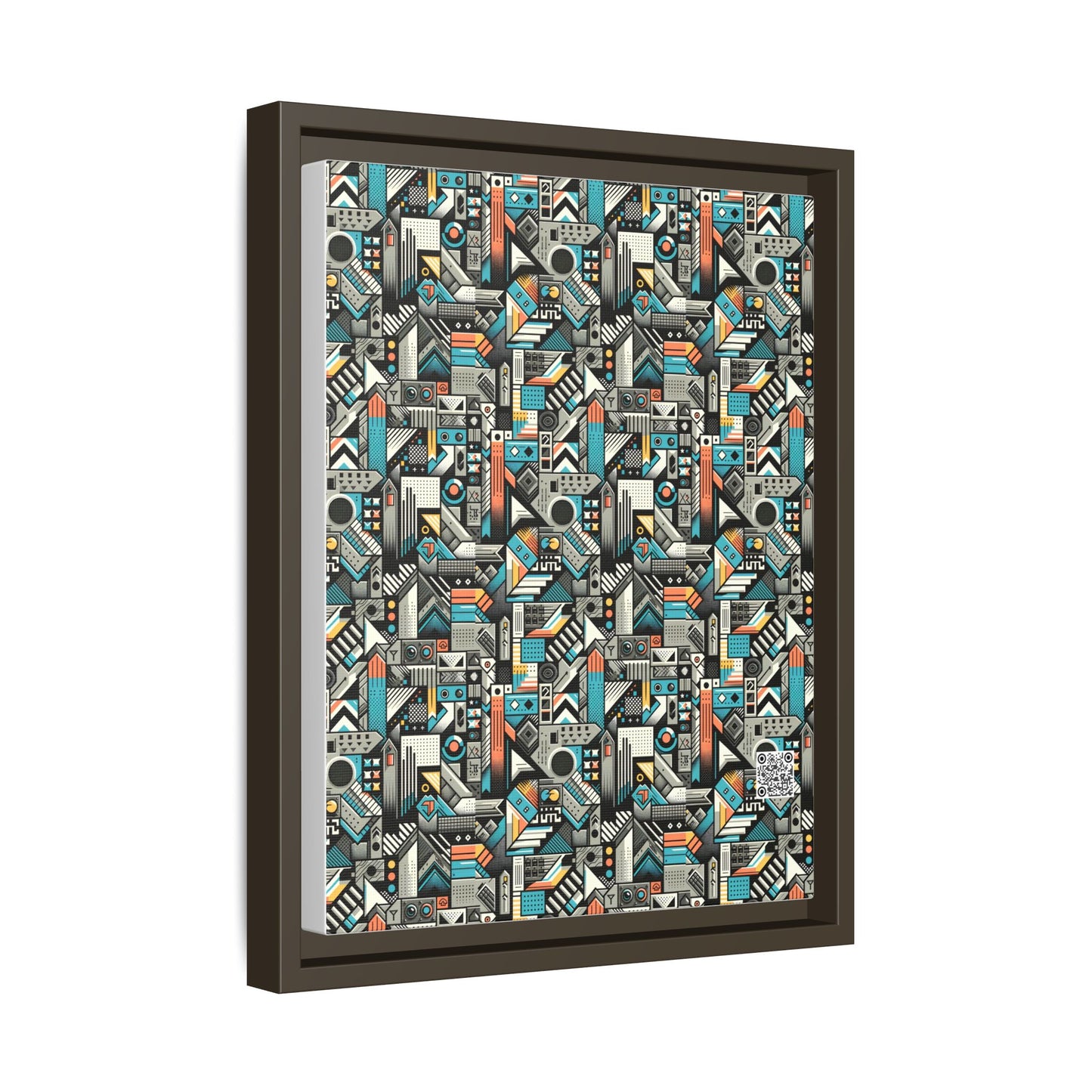 Digital Street Art Urban Street Style Matte Canvas, Framed (multi-color) - 8404 Design-81 A