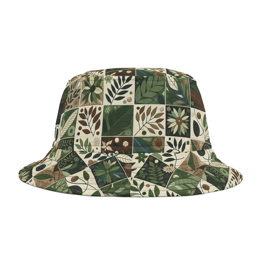 Streetwear Sustainability Environmentally Conscious Streetwear with a Natural Aesthetic Bucket Hat - 8404 Design-57