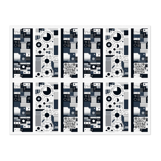 Minimalist Athleisure Minimalist Tech Sticker Sheets - 8404 Design-54