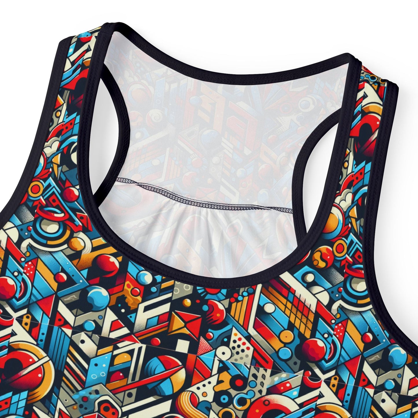 Neo-Traditional Street Art Modern Street Art Fusion Women's Tank Top - 8404 Design-67