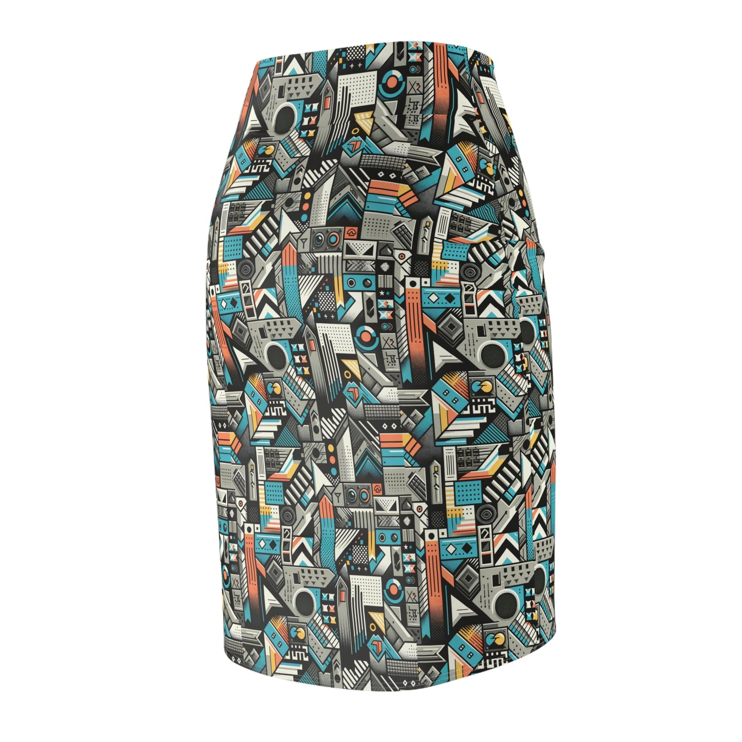 Digital Street Art Urban Street Style Women's Pencil Skirt - 8404 Design-81