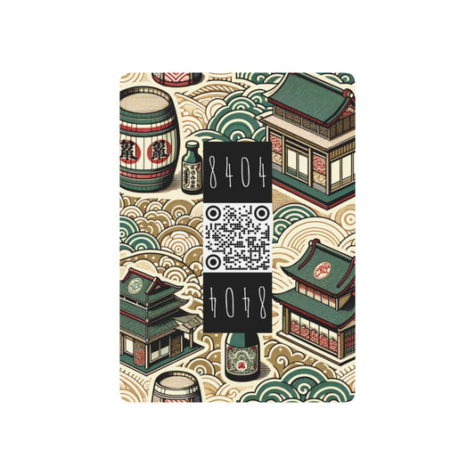 Cultural Artisanal Fusion Contemporary Cultural Elegance Poker Playing Cards - 8404 Design-68 B