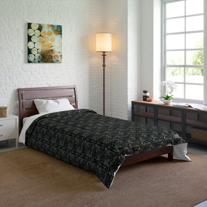 Tech Noir Futuristic Tech Aesthetic with a Dark Twist Comforter - 8404 Design-59