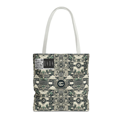 Cyber Garden Party Tech Garden Extravaganza Tote Bag - 8404 Design-54