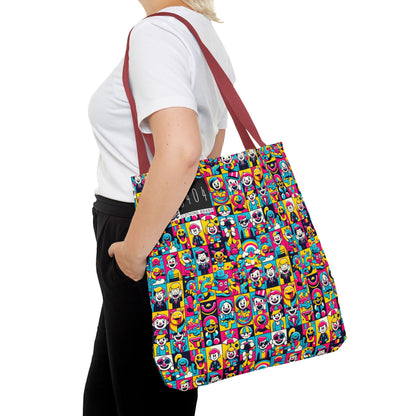 Neon Pop Playful Pop Culture Mashup Tote Bag - 8404 Design-60