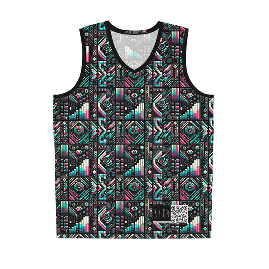 Digital Artistry Digital-native Streetwear Basketball Jersey - 8404 Design-60