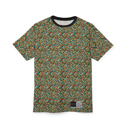 Abstract Graphic Art Modern Artistic Expression Unisex Cut & Sew Tee - 8404 Design-67