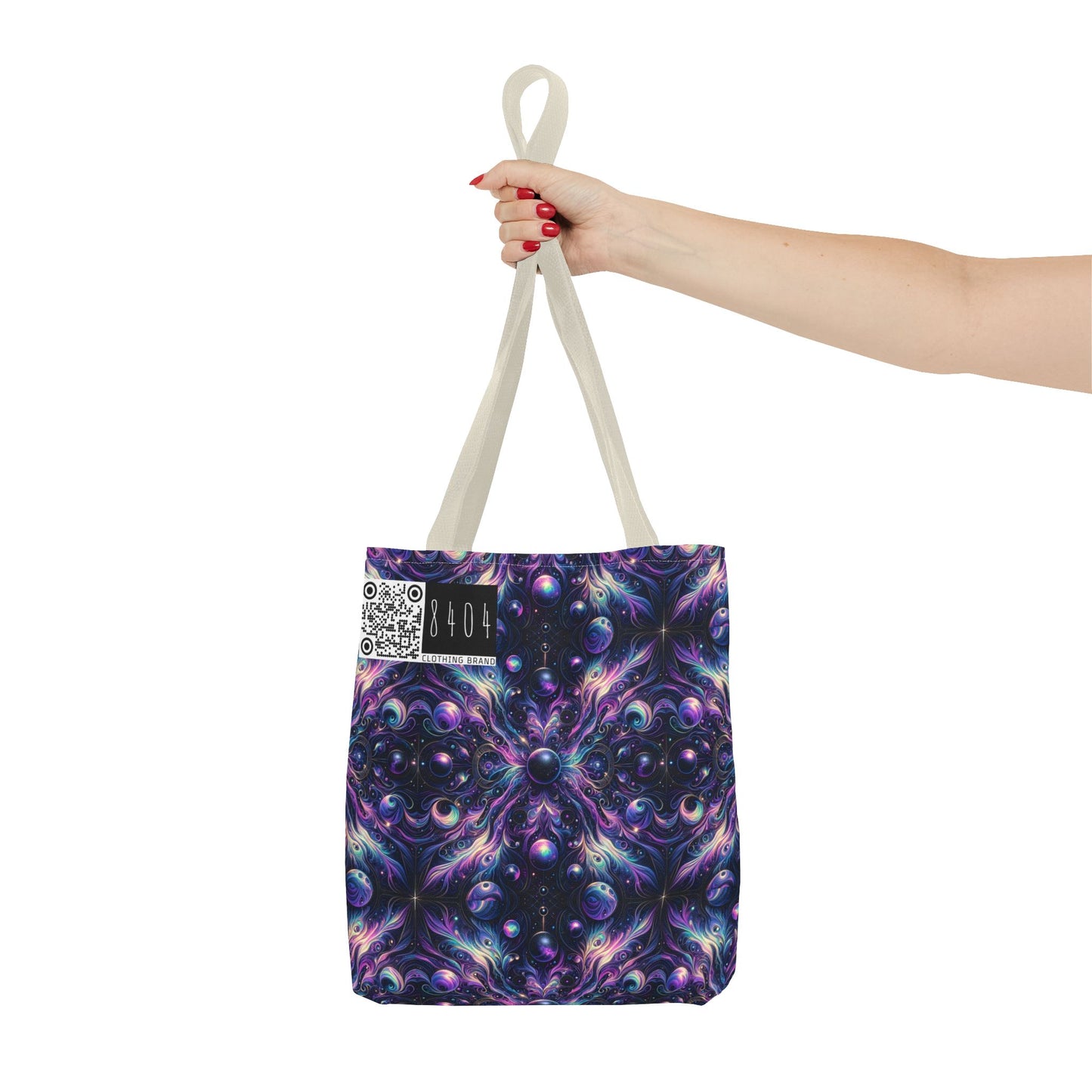 Galactic Hues Tech-Forward Cosmic Fusion Tote Bag - 8404 Design-41
