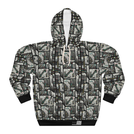 Tech Utility Gear Tech-Forward Minimalism Pullover Hoodie - 8404 Design-45