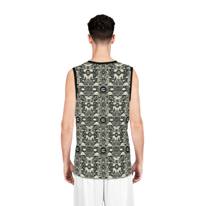 Cyber Garden Party Tech Garden Extravaganza Basketball Jersey - 8404 Design-54
