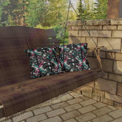 Digital Artistry Digital-native Streetwear Outdoor Pillow - 8404 Design-62