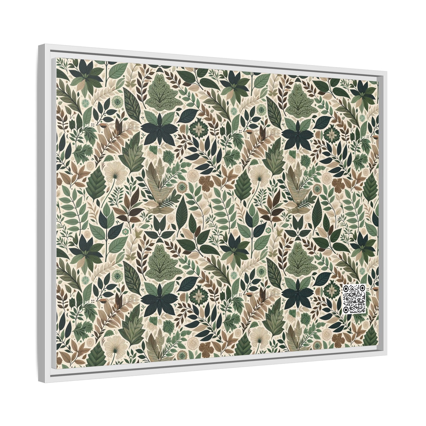 Streetwear Sustainability Environmentally Conscious Streetwear with a Natural Aesthetic Matte Canvas, Framed (multi-color) - 8404 Design-57 A