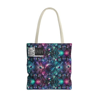 Galactic Hues Tech-Forward Cosmic Fusion Tote Bag - 8404 Design-59